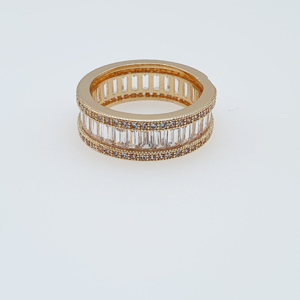 "Gorgeous High Quality Exclusive CZ Wedding Couple Ring, FB16FA1124 - Picture 4 of 4